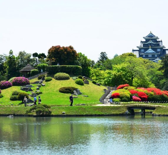 日本四國 | 3大名園的岡山後樂園，一覽江戶庭園風貌!