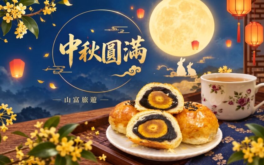 🌕【賞萬卷山水，享月滿中秋】山富旅遊攜手弘光科技大學食品科客製冠軍級蛋黃酥禮盒 已產生的圖片 6